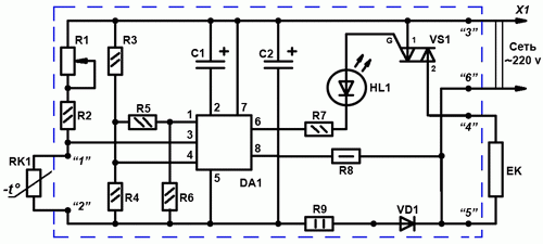 Схема терморегулятора для инкубатора своими руками | Практическая электроника