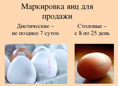 Маркировка яиц